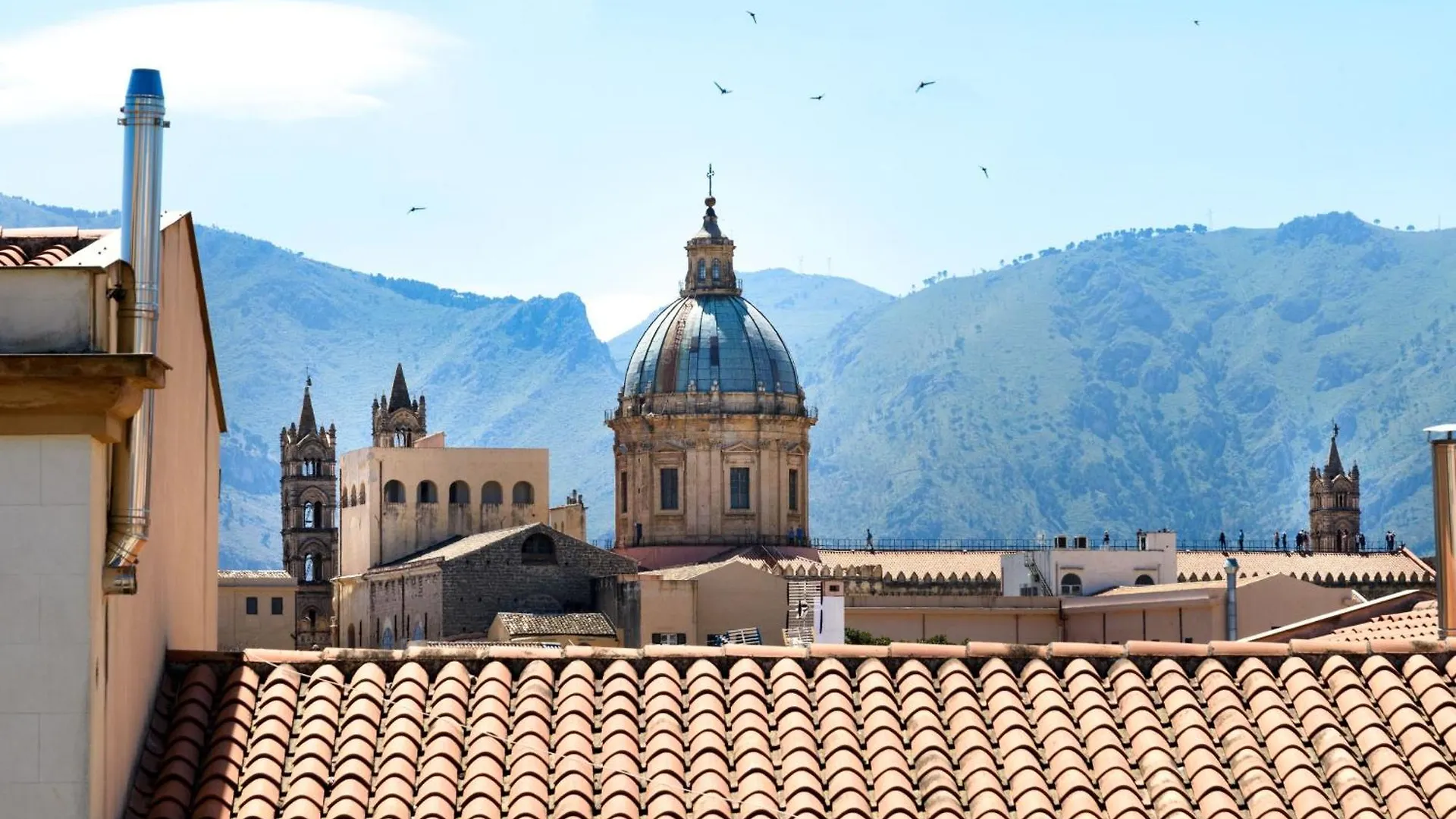 דירה פלרמו Wohnung Mit Herrlichem Blick Auf Die Kathedrale